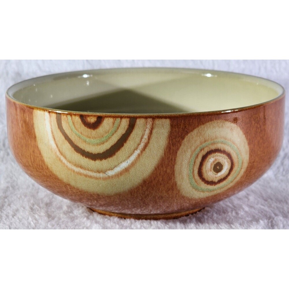 Denby Stoneware ~ Fire Chilli w/Swirl Design ~6" Cereal Bowl~ Crafted In England
